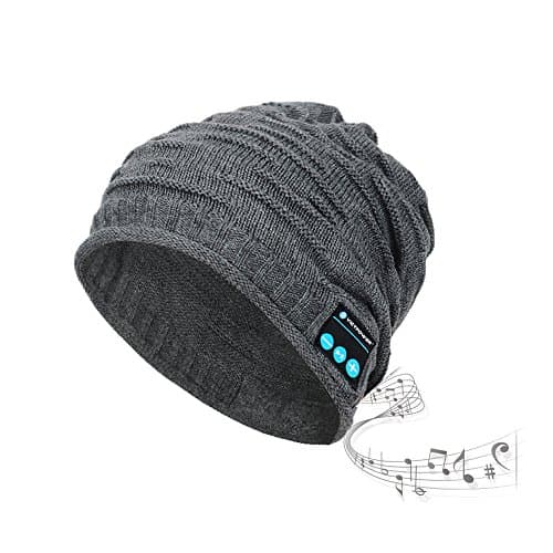 Bluetooth Headset Hat Victpower Wireless Bluetooth Music Beanie Hat with Stereo Speaker Headphones, Micro Phone, Hands free to receive calls &amp; music control for all smartphone and smart devices
