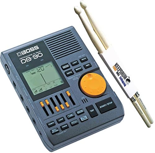 Boss DB-90 Dr Beat Digital Metronome + Keepdrum Drumsticks 1 Pair