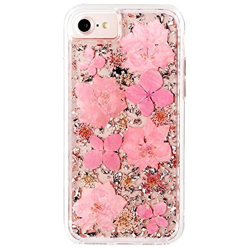 Case-Mate iPhone 8/iPhone 7/iPhone 6/6s Karat Real Unique Petals Case - Pink