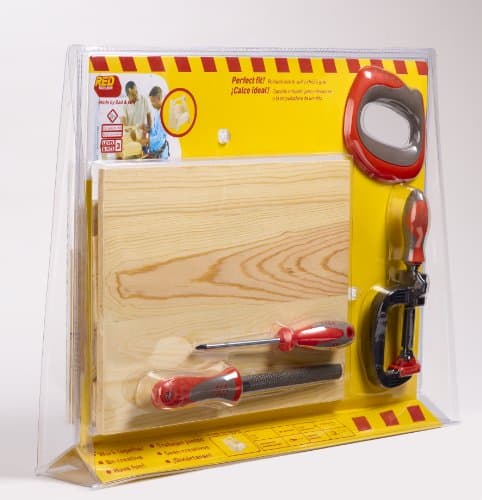 Red Toolbox Newspaper Stand and Tools