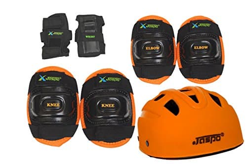 jaspo Plastic SX 4 Protective Set Suitable for Age Group Upto 14 Years Old, Orange