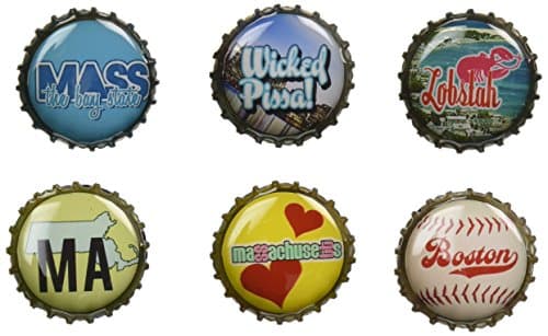 Kate Grenier Designs Massachusetts 6-pack Magnet