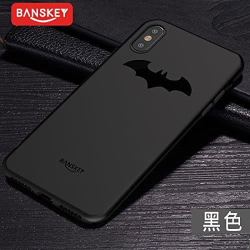 RONNEY'S BANSKEY Batman Soft TPU Case For Apple Iphone X BLACK