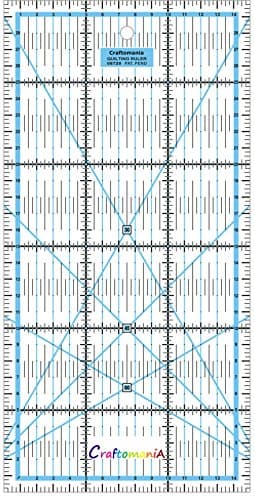 Quilting Patchwork Ruler Rotary Craft Rectangle Metric - 30 x 15cm