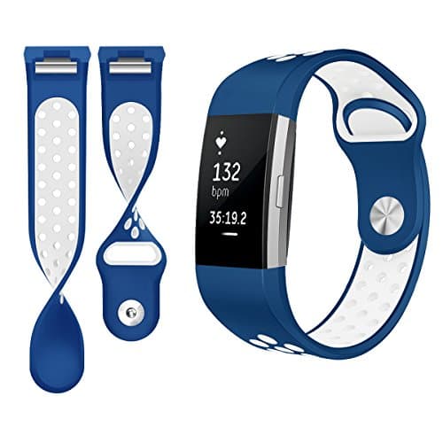 Fitbit Charge 2 Wrist Strap, Sahiyeah Sport Replacement Band Adjustable Wristband Accessories with More Comfortable Secure Clasp for Fitbit Charge 2 Smart Watch Fitness