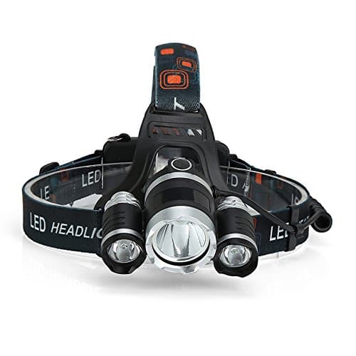 3 LED Headlamp XML T6 5000LM Headlight frontale Flashlight 4 Mode Torch Lights