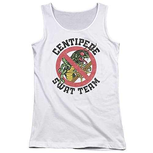 Atari Console Centipede Game Centipede Swat Team Juniors Tank Top Shirt