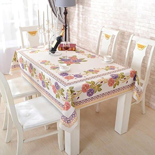 PU hot gold tablecloth coffee table rectangular high temperature resistant PVC tablecloth waterproof anti-staining, 1