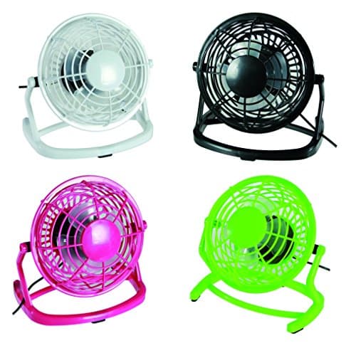 Small &amp; Compact - Green USB Powered Desktop Table Top Fan - Men Man Gents Him Great Idea for Christmas Stocking Filler Xmas Secret Santa Present Gift - One Supplied