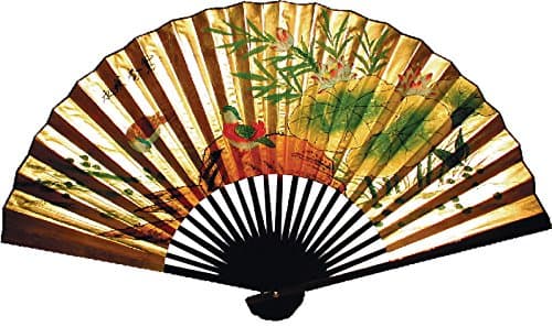 Chinese Wall Fan with Mandarin Ducks