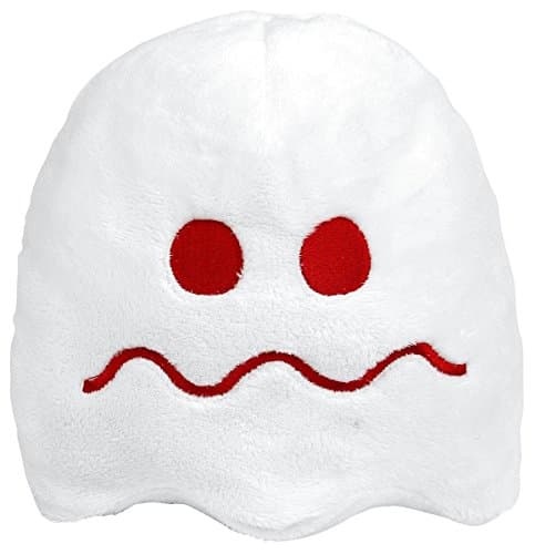 Pac-Man White Ghost Plush Figure