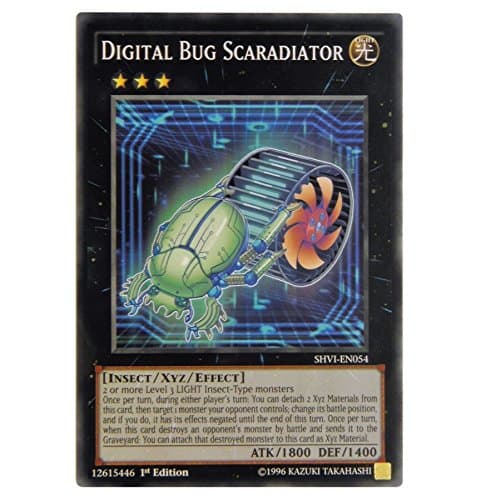 Yu-Gi-Oh! Digital Bug Scaradiator SHVI-EN054 Common