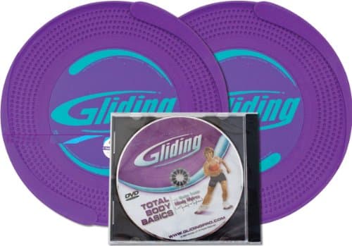 Gliding Discs for Carpeted Floors with DVD