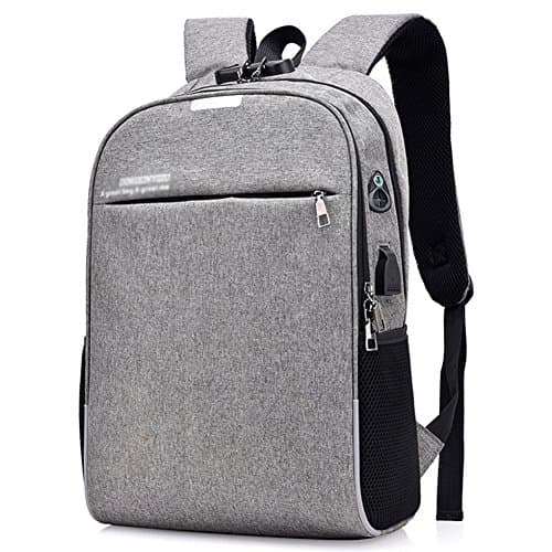 Business Lightweight Water Resistant Laptop Backpack, Multipurpose Shoulder Notebook Backpack with USB Charging Port &amp; Audio Jack, Anti-theft Lock Backpack for Work Men &amp; Women Fits Most 15.6 Laptops