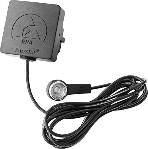 BJZ Earthing Block, Smooth Cable and Push Button Connection, 10.3 mm (1 MOhm)