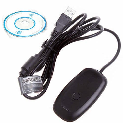 BOSSITOOLS Bositools Xbox 360 controller Wireless Gaming Receiver USB PC Adapter for XBox 360 Games Controller Wireless Consoles - Compatible with Window Win 7 Vista,Win 8 XP System-black