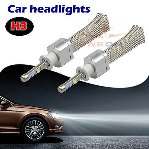 SWEON H3 Xenon White 6000K Car LED Headlight Conversion Lamp Kit High/Low Beam Bulb CREE XHP-50 4800LM H1 H4 H7 H11 H13 9003 9004 9005 9006 9012
