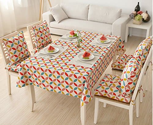 Table table tablecloth beautiful tablecloth Pope Wallpaper   Cotton Rectangular Table Cloth Japanese-style Thickening Canvas Cover Towel Hotel hotel tablecloth durable ( Size : 100*140cm )