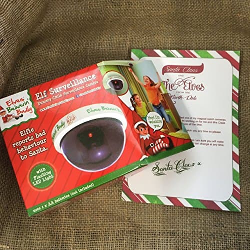 Elf Surveillance Camera with letter from Santa