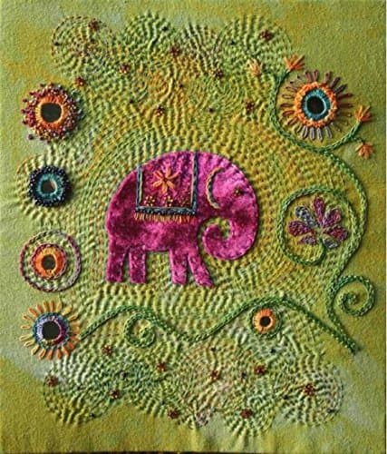 Stef Francis Creative Embroidery Kit - Embellished Elephant