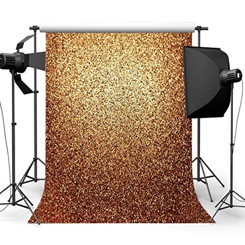 150cm*210cm Photography Backdrop Background with Gold Shining Pattern