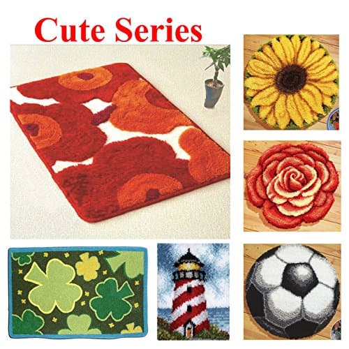 BYT collection 32 Models Latch Hook Kit Rug Making Crafts 21 inch X 15 inch Cute134