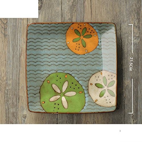 Creative fish pattern ceramic plates dish dish household utensils [side dish] disc dumplings plate chinese dishes-W
