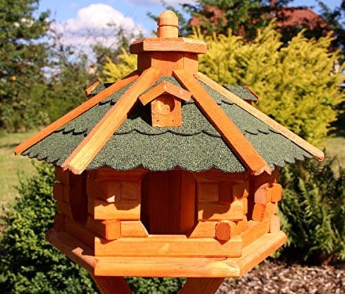 Bird house with Bitumen shingles Type 4 - Green