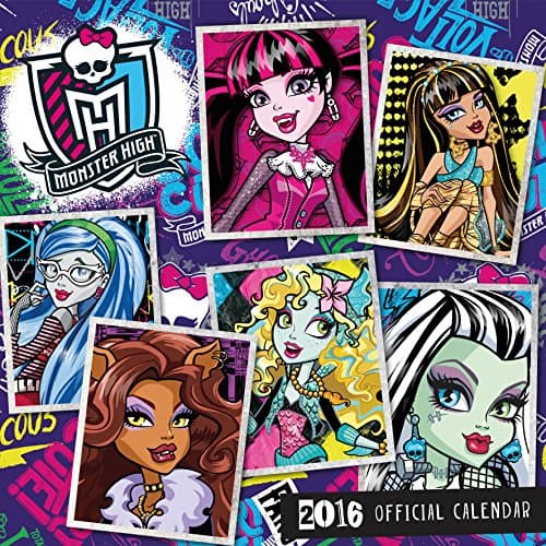 Official Monster High 2016 Square Wall Calendar
