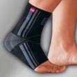Levamed® ANKLE SUPPORT WITH SILICONE INSERTS, Black, II