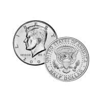 Double side dollar pack (2 coins, heads and tails)