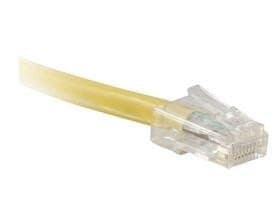 ENET CAT5E 50FT NON-BOOT CABLE YELLOW C5E-YL-NB-50-ENC