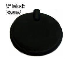 Carbon Rubber Electrode 2" Round Black PN# CW72854