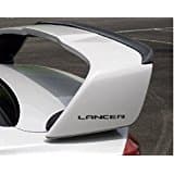 LANCER SPOILER DECALS (6 INCH) (BLACK)