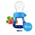 Baby fruit pacifier BPA free feeding pacifier (blue)