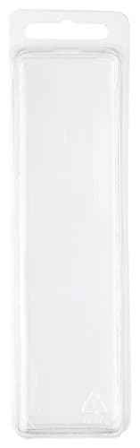 Collecting Warehouse Clear Plastic Clamshell Package/Storage Container, 5.5" H x 1.5" W x 1.25" D, Pack of 10
