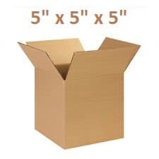 100 x SMALL MAILING PACKING CARDBOARD BOXES 5x5x5"