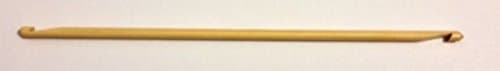 1Pcs Craft Project Tools Double Ended Tunisian Bamboo Crochet Hook Knitting Kits Needles Hands Needlecrafts, Size G (4.0 mm) US Size 6