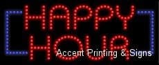 Happy Hour LED Sign (High Impact, Energy Efficient)