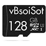 vBsoiSot Memory Card 128GB with SD Adapter (Standard Packaging) V/TF/128 - Class 10 … (128GB)