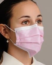 Pleated Earloop MASK Pink [Level 1] Qty: 50 PCS PER Box