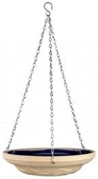 Rainbow Gardman Glazed Bird Bath-Blue only