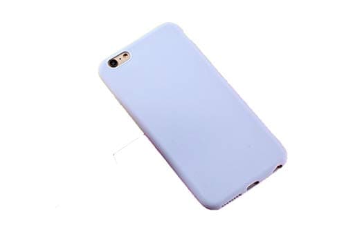 weilinchn Matte Phone Case for Iphone 7 Plus 6 6s 8 X 5 5s Se Xr Xs Max Simple Solid Color Ultrathin Soft Tpu Cases Candy Color Back Cover,Lavender,for Iphone 8