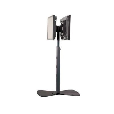 Tilt Universal Floor Stand Mount for 30" - 55" Flat Panel Screens Finish: Silver