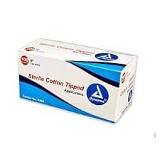 Cotton Tip Applicator, Sterile- 6'' long. (100/pk)
