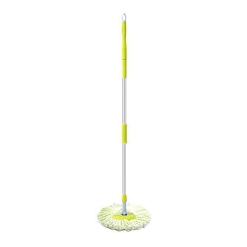 EGOFLEX Spin Mop Replacement Handle Set with Microfiber Mop Head Included