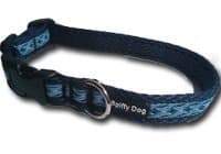 Spiffy Dog Air Collar Navy Waves Medium