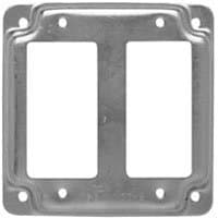 TP511 4" Square Cover for 2 GFCI