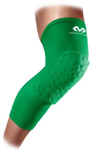 McDavid 6446 Extended Compression Leg Sleeve with Hexpad Protective Pad - One Pair