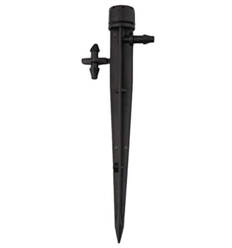 pankdream 30Pcs 1/4" Micro Bubbler Drip Irrigation Adjustable Emitters Stake Water Dripper for micro-irrigation Garden flower beds